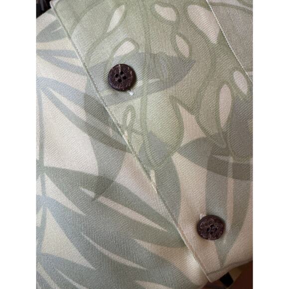 Vintage Caribbean Joe 100% Rayon Tropical Leaf Shirt – Size L - Picture 7 of 7